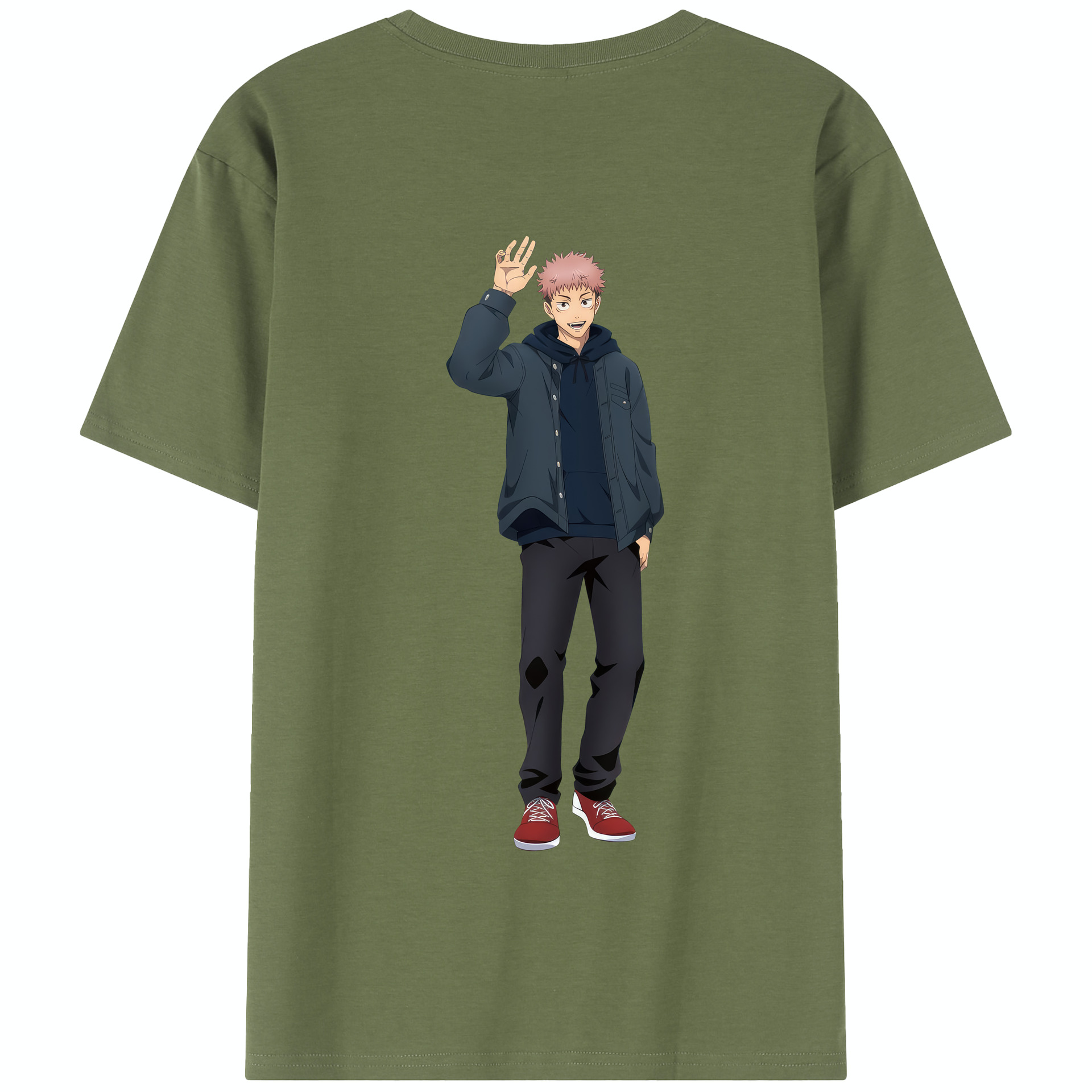（画像用） 呪術廻戦 Jujutsu Kaisen 綿100％半袖Tシャツ（背面プリント）